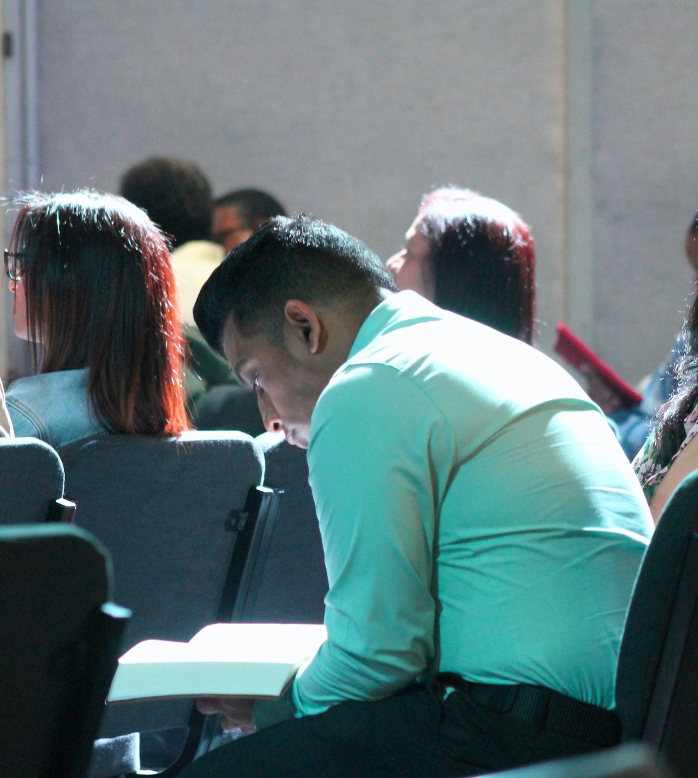 A man kneeling in prayer